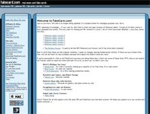 Tablet Screenshot of fakecard.com